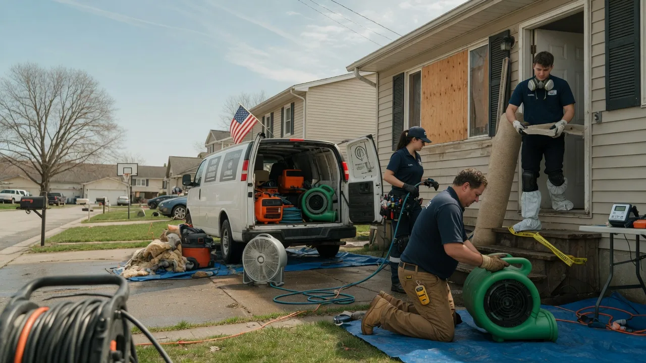 Water Damage Restoration in Caputa, SD near me